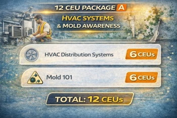 BPI 12 CEU Package A -  HVAC Systems & Mold Awareness