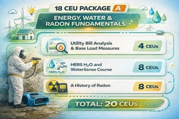 BPI 18 CEU Package A - Energy, Water & Radon Fundamentals