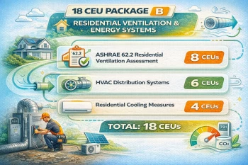 BPI 18 CEU Package B - Residential Ventilation & Energy Systems
