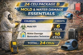 BPI 24 CEU Package B - Mold & Water Damage Essentials