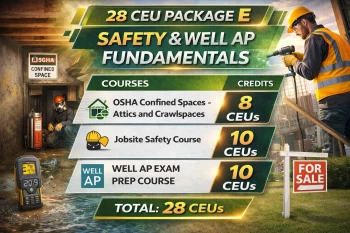 BPI 28 CEU Package E - Safety & WELL AP Fundamentals