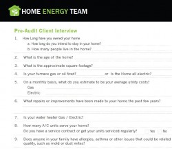Client Interview Form